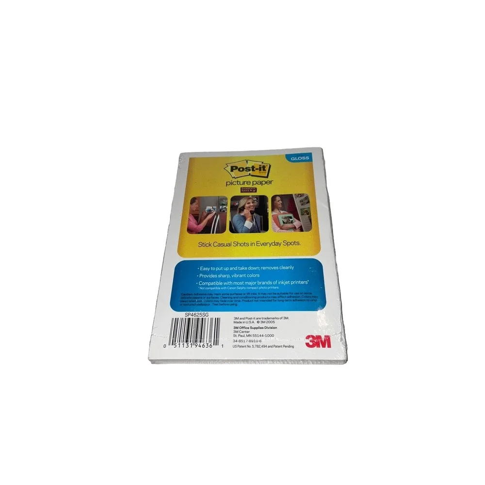 3M Post-It Picture Paper Semi Gloss 4 x 6